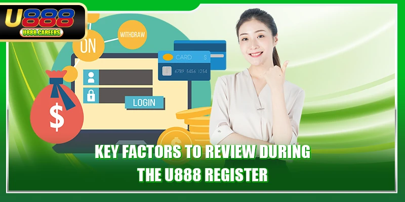 Key factors to review during the U888 register