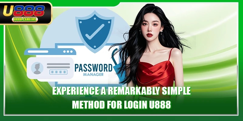 Experience a remarkably simple method for login U888